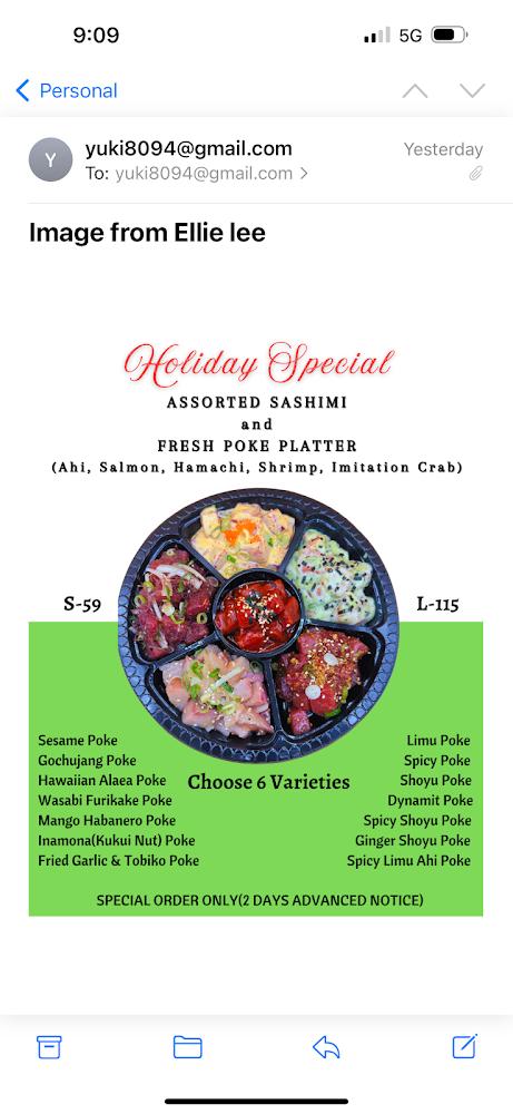 Jackie's Diner Menu image 1